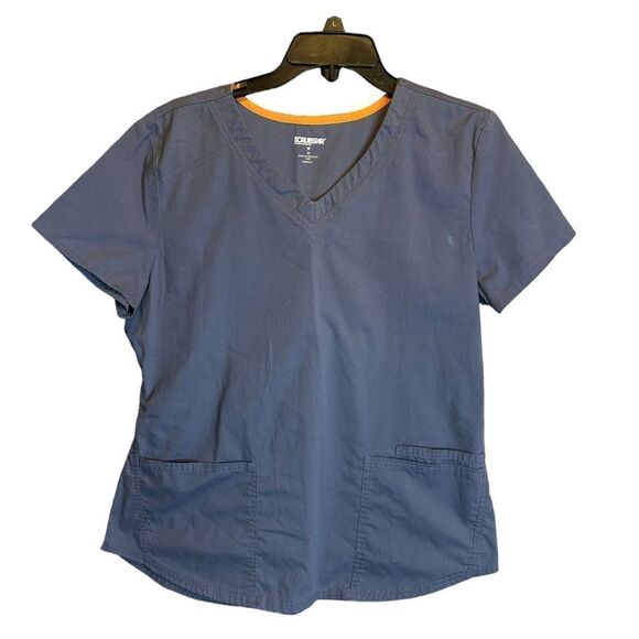 5 for $25🔥Scrubstar Grey Scrub Top Medium - Picture 1 of 6